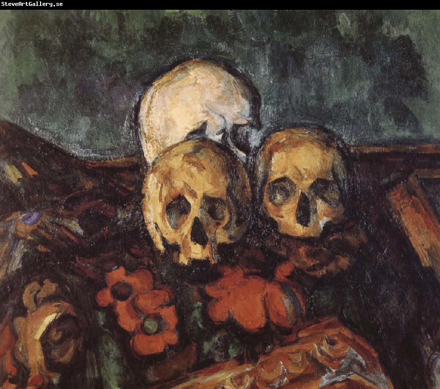 Paul Cezanne carpet three skull